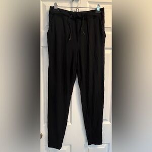 Cozy Earth Men’s Ultra-Soft Bamboo Jogger Pants black medium